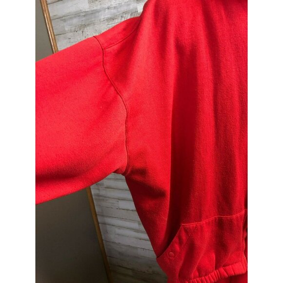 Jan L. Sport Vintage Red Jersey Knit Track Suit Women’s Large - Picture 2 of 9